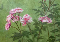 Pink Rose Mural