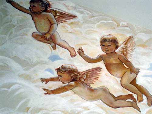 Cherubs  Mural