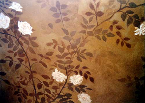 White Roses Mural